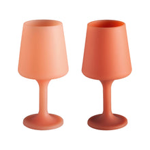 Load image into Gallery viewer, Terra + peach | swepp | Silicone Unbreakable Wine Glasses