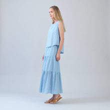 Load image into Gallery viewer, Soft Cotton - Double Tiered Maxi Skirt