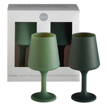 Load image into Gallery viewer, Sage + olive | swepp | Silicone Unbreakable Wine Glasses