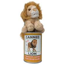 Load image into Gallery viewer, Canned Lion | Stuffed Animal Zoo Plush w/Funny Jokes | Gift