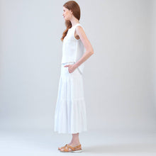 Load image into Gallery viewer, Soft Cotton - Double Tiered Maxi Skirt