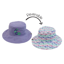 Load image into Gallery viewer, Reversible Mixed Sun Hat - Caterpillar