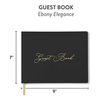 Load image into Gallery viewer, Ebony Elegance Guest Book