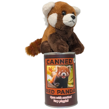 Load image into Gallery viewer, Canned Red Panda | Stuffed Animal Zoo Plush | Funny Jokes