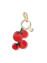 Load image into Gallery viewer, Hand-painted Cherry Tomatoes Bag Charm + Keychain | Eco-Friendly