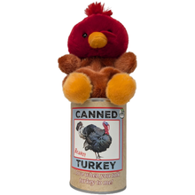 Load image into Gallery viewer, Canned Turkey - Thanksgiving Fall Plush Gift in Can w/Jokes