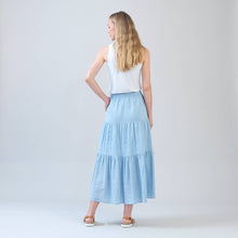 Load image into Gallery viewer, Soft Cotton - Double Tiered Maxi Skirt