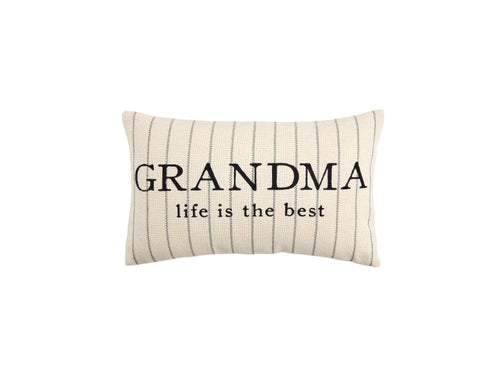 Grandma Striped Pillow