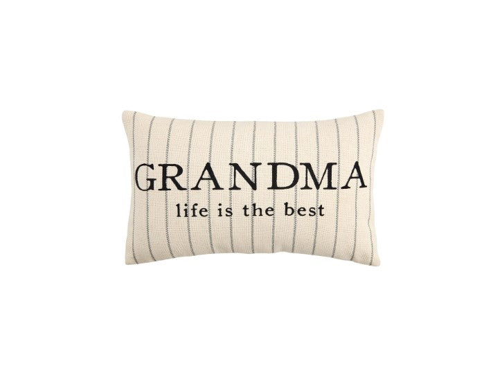 Grandma Striped Pillow