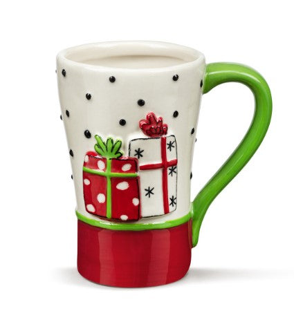 Christmas Presents and Polka Dots Mug