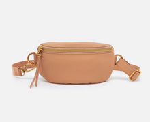 Load image into Gallery viewer, Hobo Fern Belt Bag in Sandstorm pebbled leather with adjustable strap