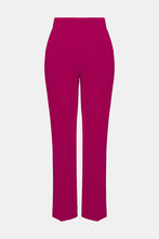 Load image into Gallery viewer, Joseph Ribkoff Classic Straight Leg Pull-On Pant in Geranium with silky knit fabric and covered elastic waistband