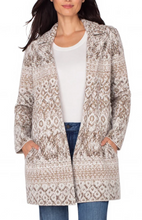 Load image into Gallery viewer, Long Sleeve Open Front Sweater Coat