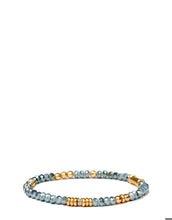 Load image into Gallery viewer, Stretch Bracelet 4mm Grey Blue