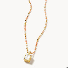 Load image into Gallery viewer, Naia Petite Beaded Necklace 16" Mother-of-Pearl