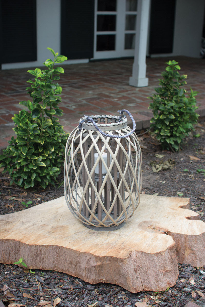 Small Grey Willow Lantern