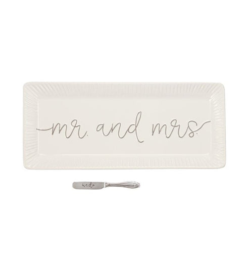 Mr & Mrs Hostess Tray Set