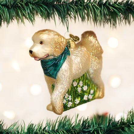 Old World Christmas- Doodle Dog Ornament