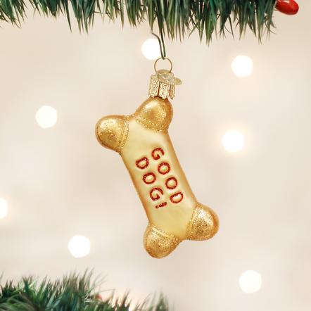 Old World Christmas- Dog Biscuit Ornament
