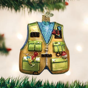 Old World Christmas- Fishing Vest Ornament