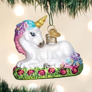 Old World Christmas- Baby Unicorn Ornament