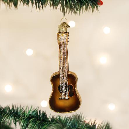 Old World Christmas- Guitar Ornament