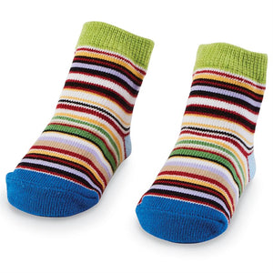 Multi-Colored Stripe Sock