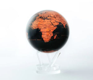 Black and Copper Mova Globe