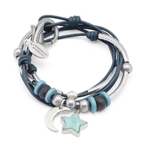 Essie Moon and Druzy Star Gloss Navy Bracelet