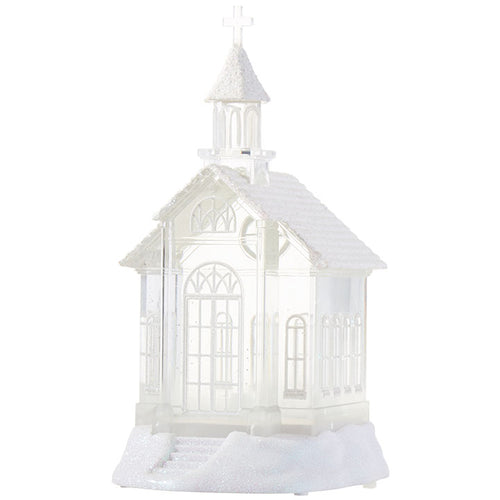 Church Lighted Water Lantern