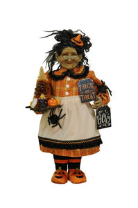 Lighted Trick or Treat Witch