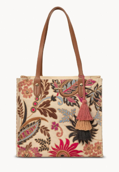 Barbee Floral Box Tote