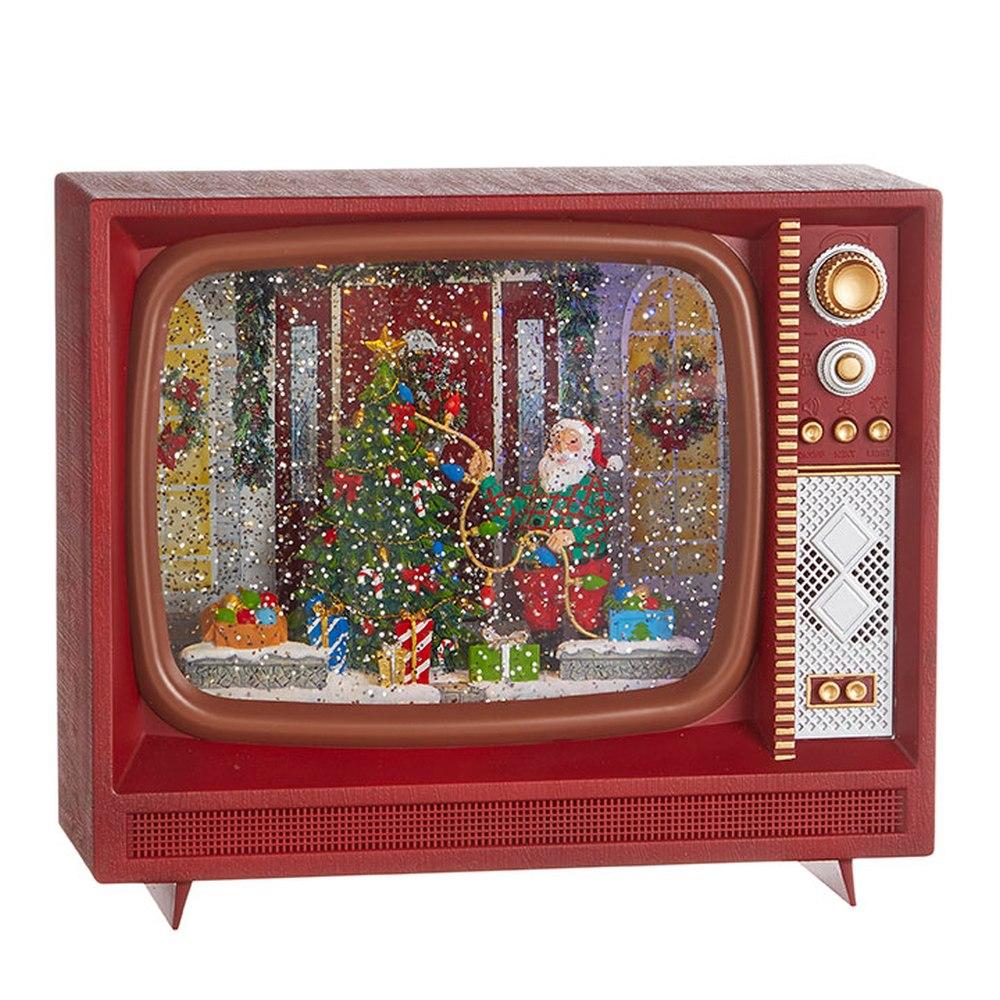 Santa Decorating Musical TV