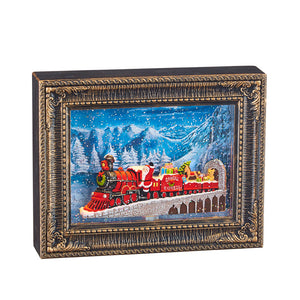 Santa Express Lighted Picture Frame