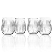 Load image into Gallery viewer, Matchstick Stemless Wine Set of 4