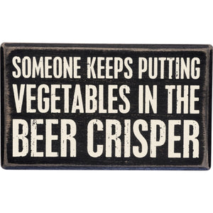 Box Sign - Beer Crisper