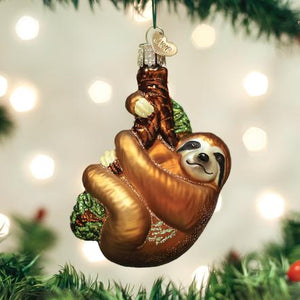 Old World Christmas- Sloth Ornament