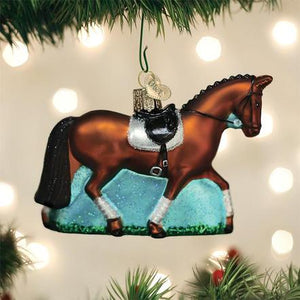 Old World Christmas- Dressage Horse Ornament