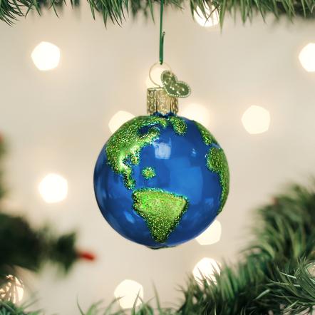 Old World Christmas- Planet Earth Ornament