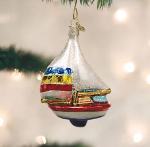 Old World Christmas- Sailboat Ornament