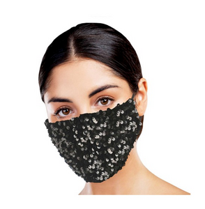 Snoozies Black Dazzle Face Mask