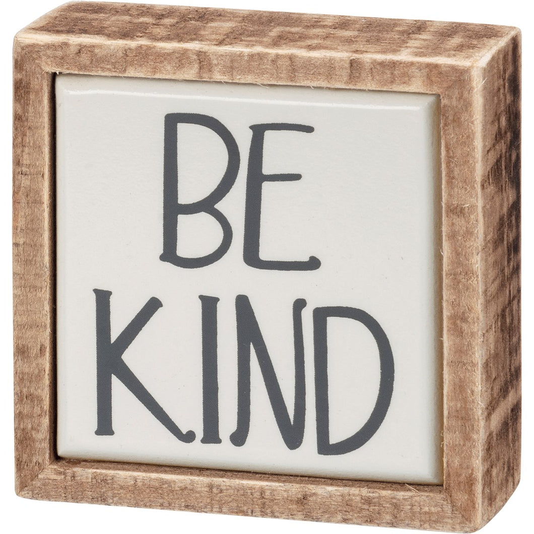 Box Sign Mini - Be Kind