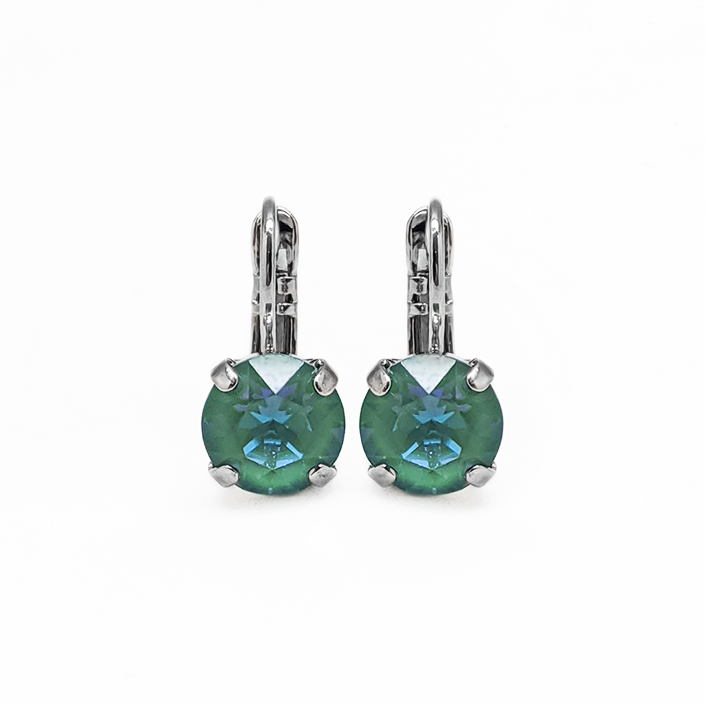 Leverback Earrings in Sun-Kissed Jade