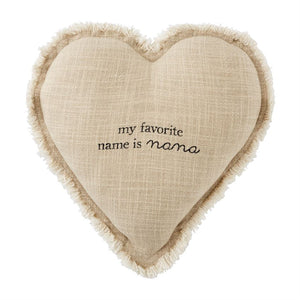 Nana Heart Pillow