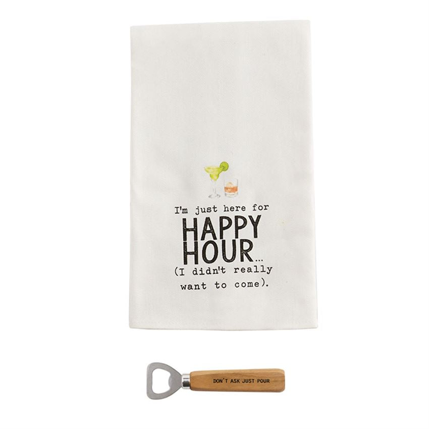 I'm Just Here Happy Hour Towel Set