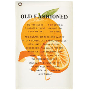 Old Fashioned Drink Recipe Towel