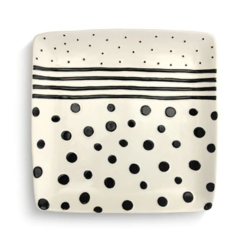 Dots and Stripes Platter