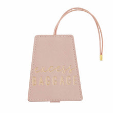 Load image into Gallery viewer, Faux Leather Luggage Tag