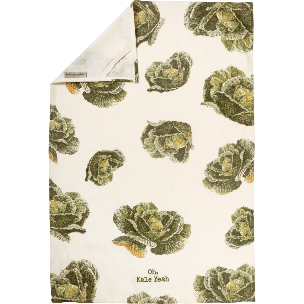 Dish Towel - Oh, Kale Yeah