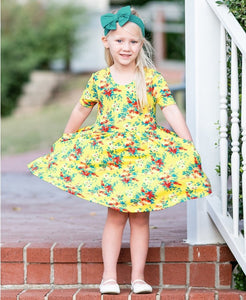 Sunshine Garden Twirl Dress